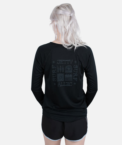 Terrains UV Long Sleeve - Black