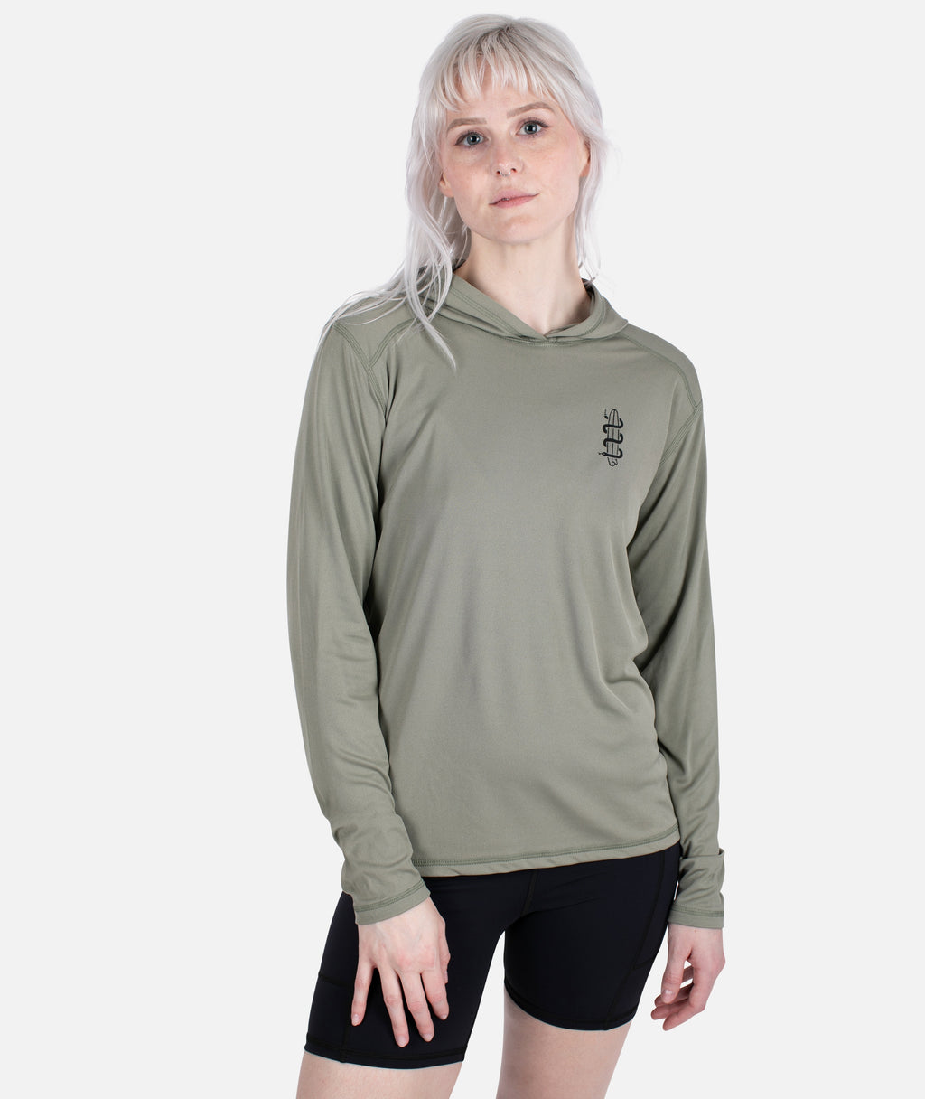 Wave Snake UV Long Sleeve - Olive - Jetty