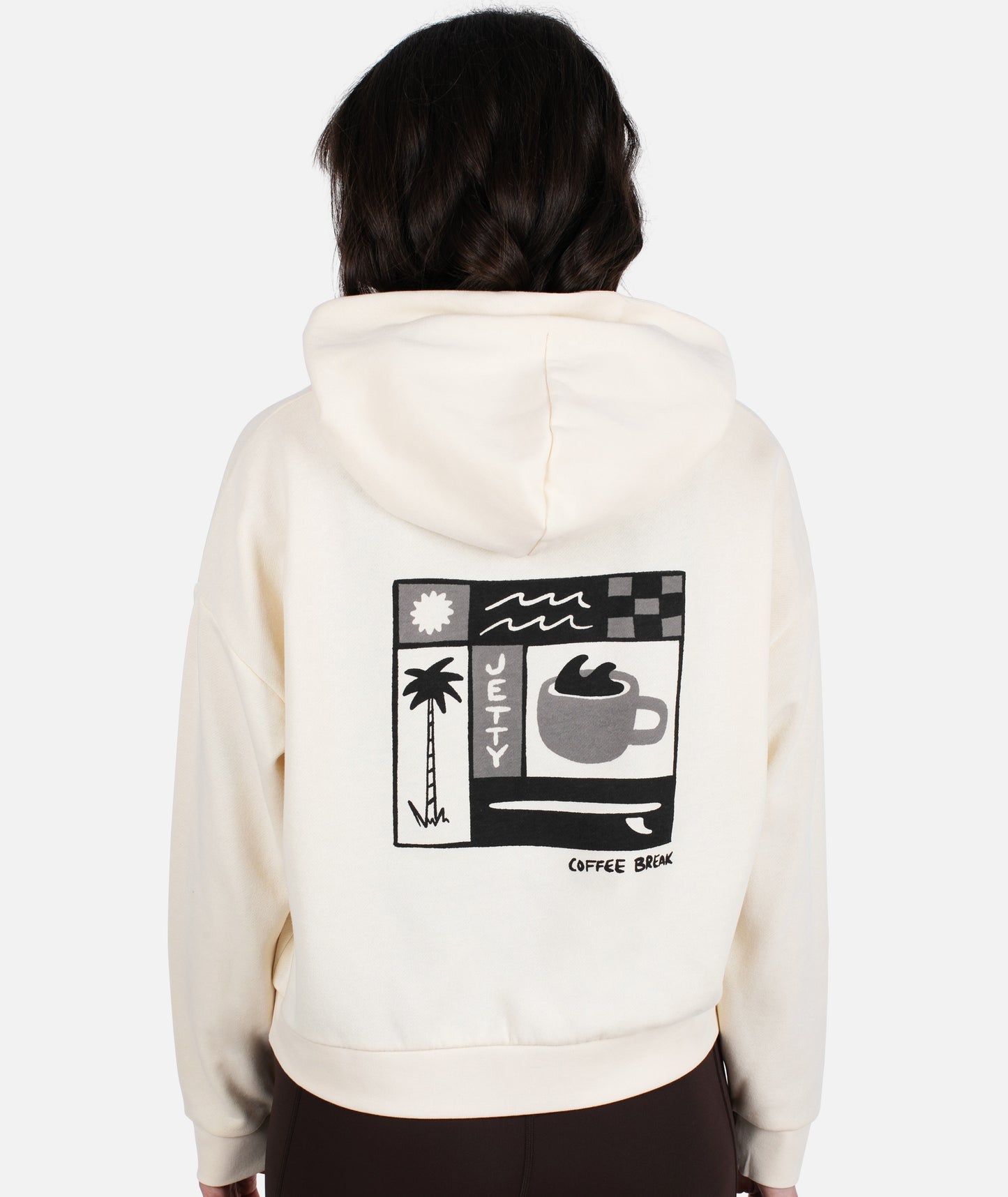 Coffee Break Hoodie - Bone