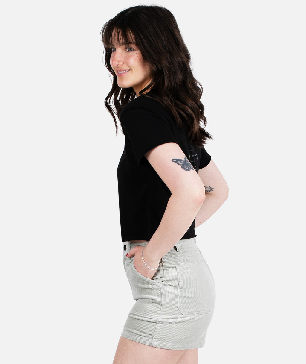 Wale Corduroy Short - Sage Green - Jetty