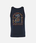 Wave Snake Tank - Navy - Jetty