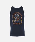 Wave Snake Tank - Navy - Jetty