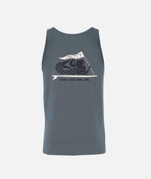 Banner Tank - Indigo - Jetty