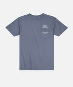 Coastal Club Pocket Tee - Fog