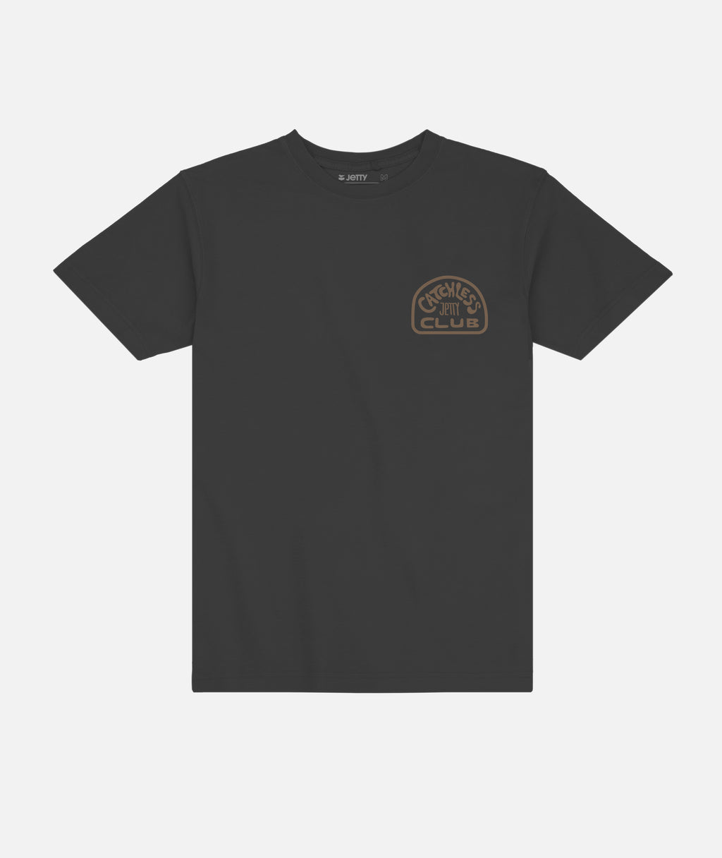 Catchless Club Tee - Black - Jetty