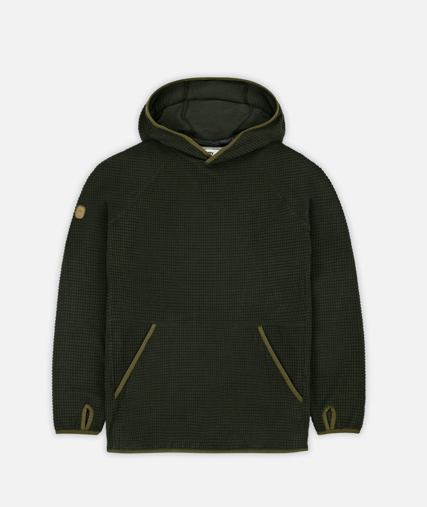 Manteo Tech Hoodie – Militärgrün