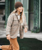 Anchor Flannel - Tan - Jetty