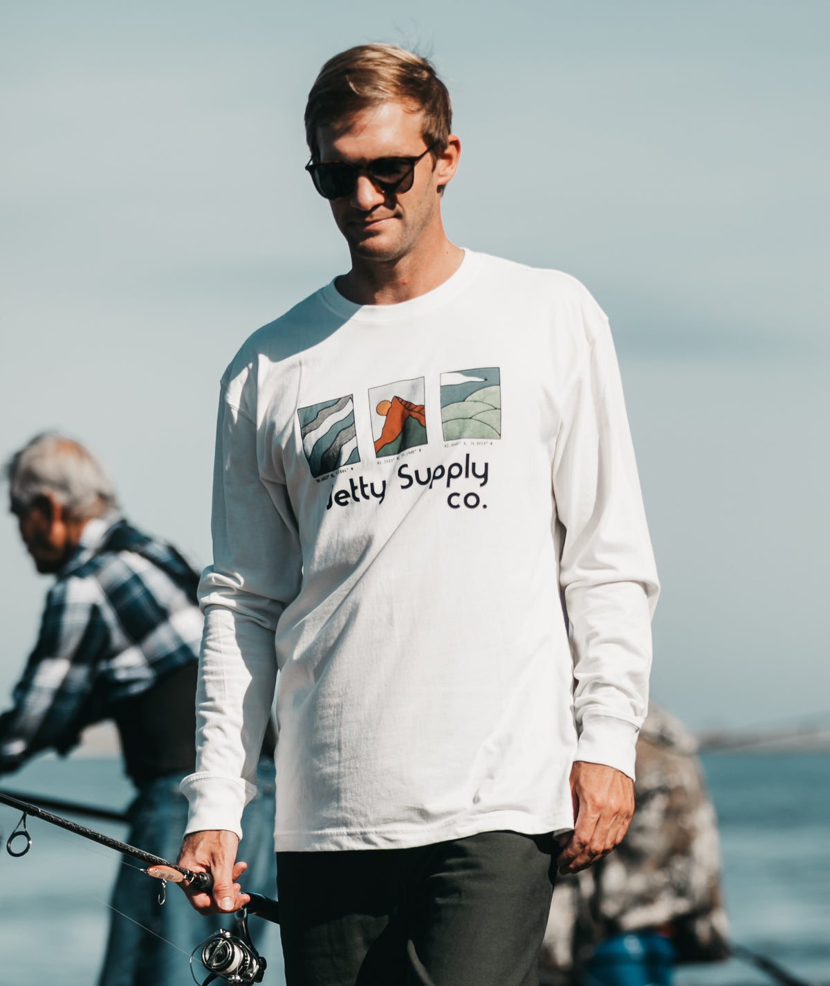 Destinations Long Sleeve - White - Jetty