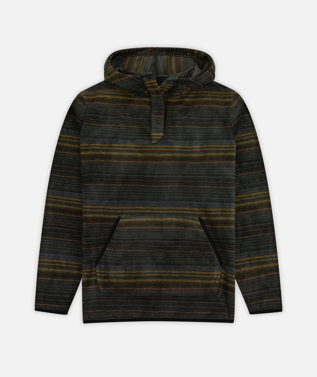 Quintin Fleece Hoodie - Black - Jetty