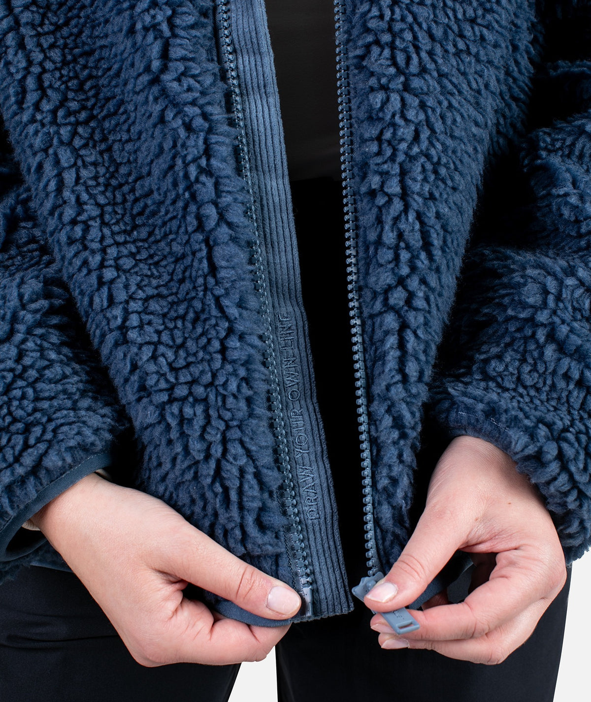 Cedar Hi Pile Fleece Jacket - Blue - Jetty
