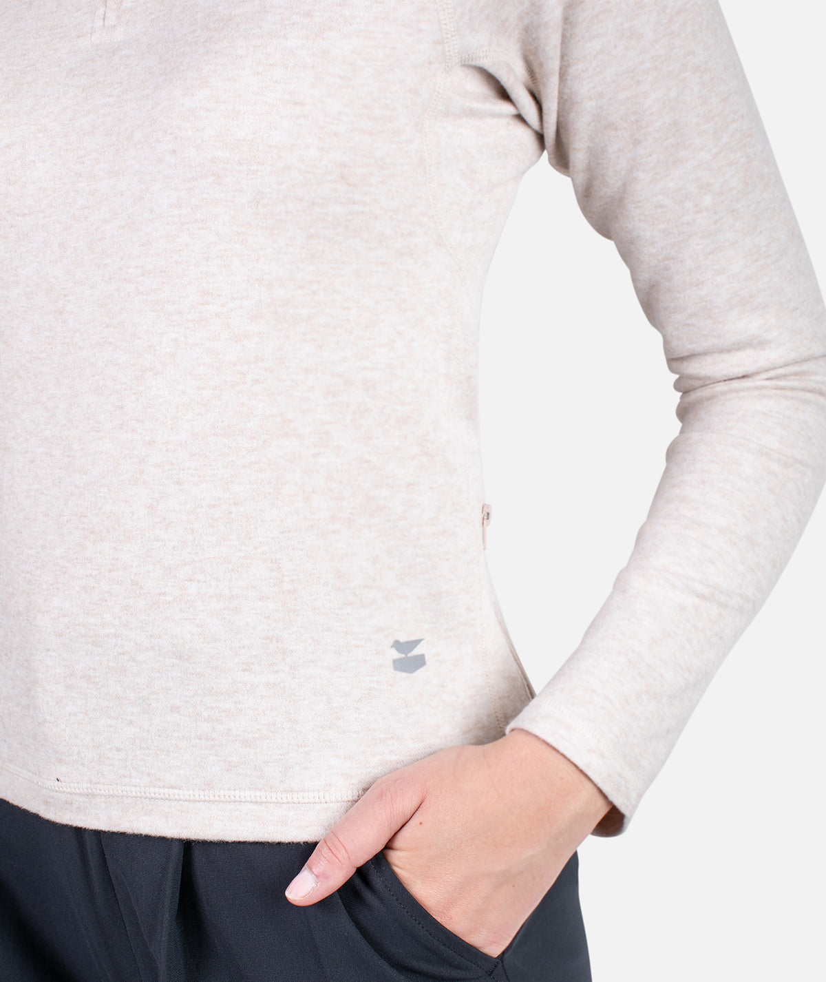 Cranford Quarter Zip - Pumice - Jetty