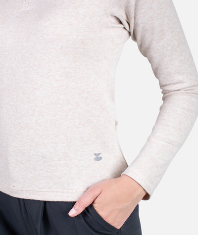 Cranford Quarter Zip - Pumice