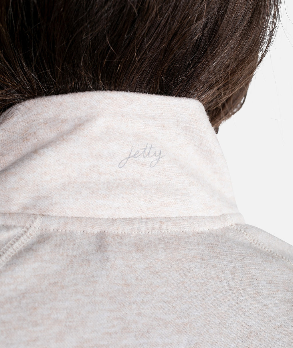 Cranford Quarter Zip - Pumice - Jetty