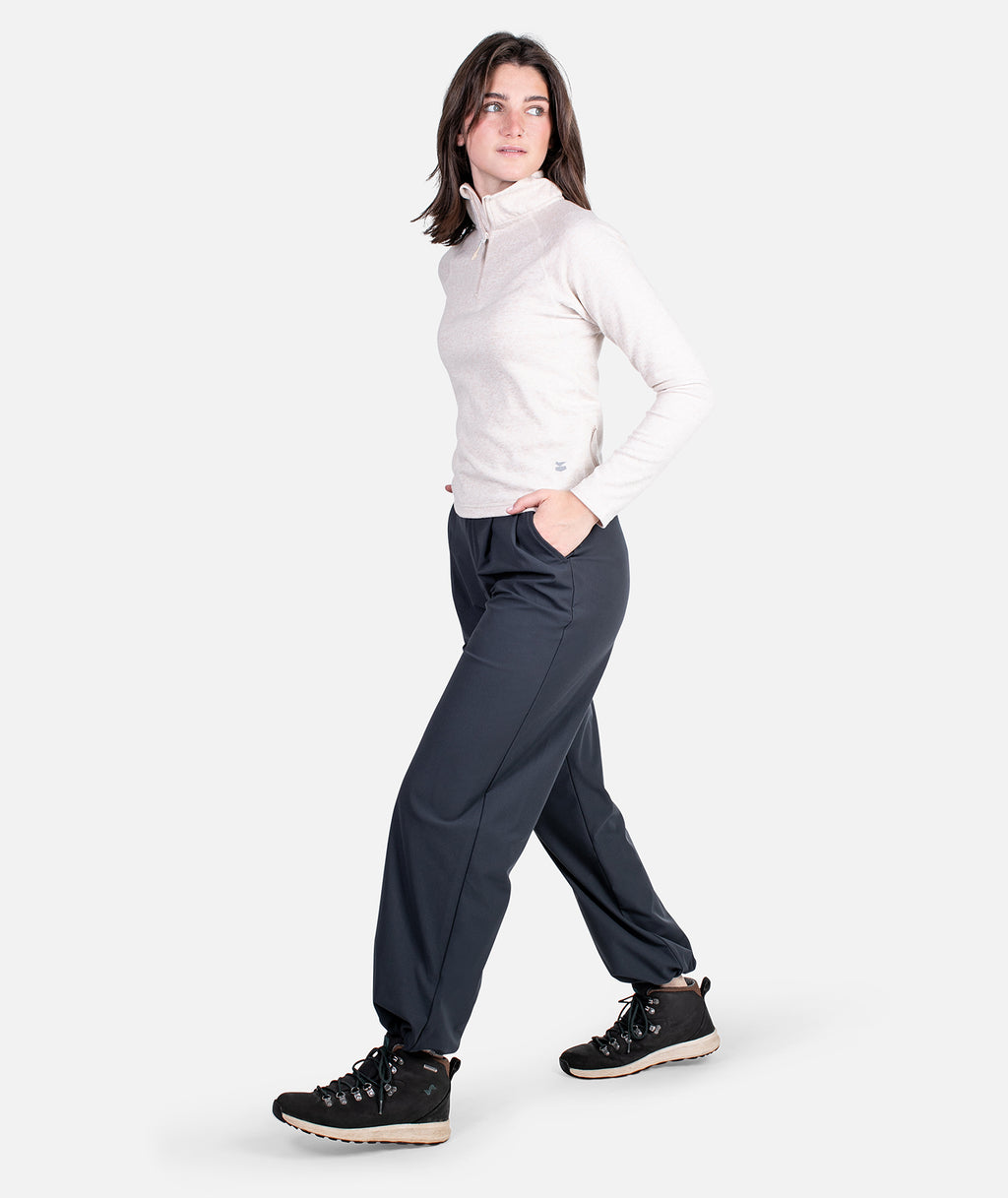 Cranford Quarter Zip - Pumice - Jetty