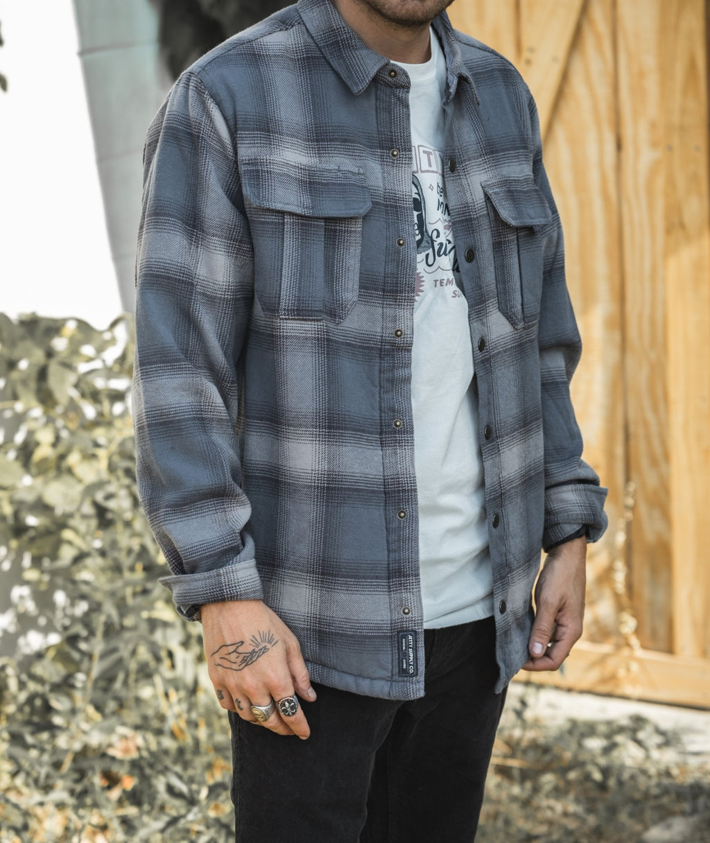 Sherpa Jacket - Grey - Jetty