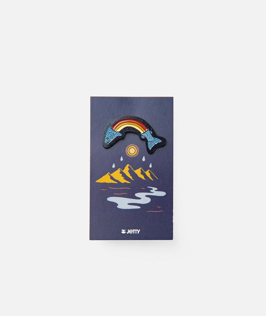 Rainbow Trout Pin - Blue