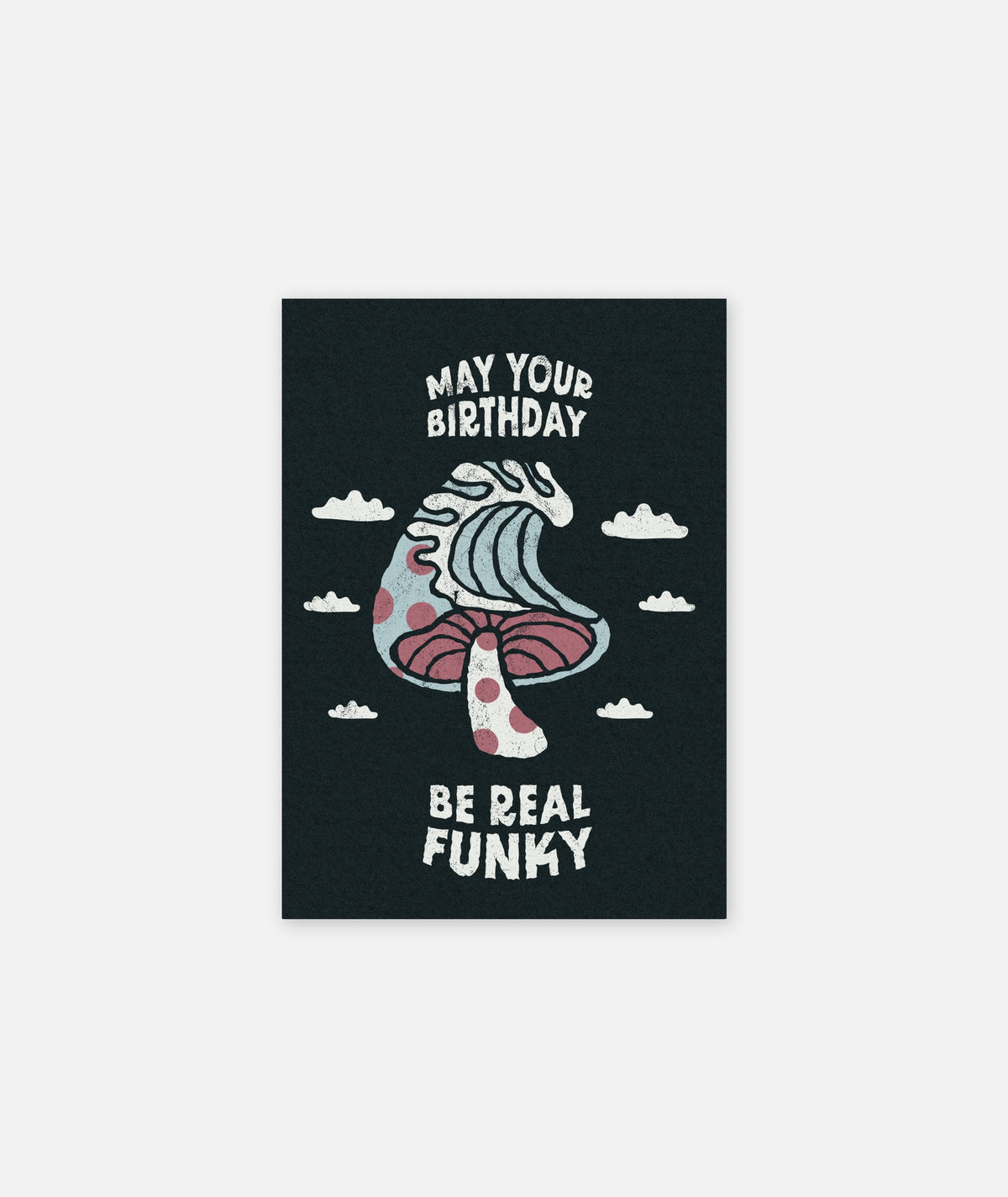Surf Trip Birthday Card - Black - Jetty