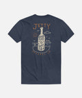 Blood Sweat & Beers Tee - Navy - Jetty