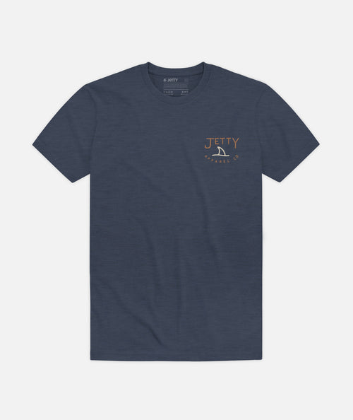 Blood Sweat & Beers Tee - Navy - Jetty