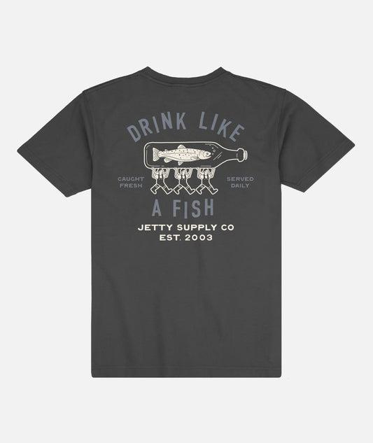 Bottle Service Tee - Black - Jetty