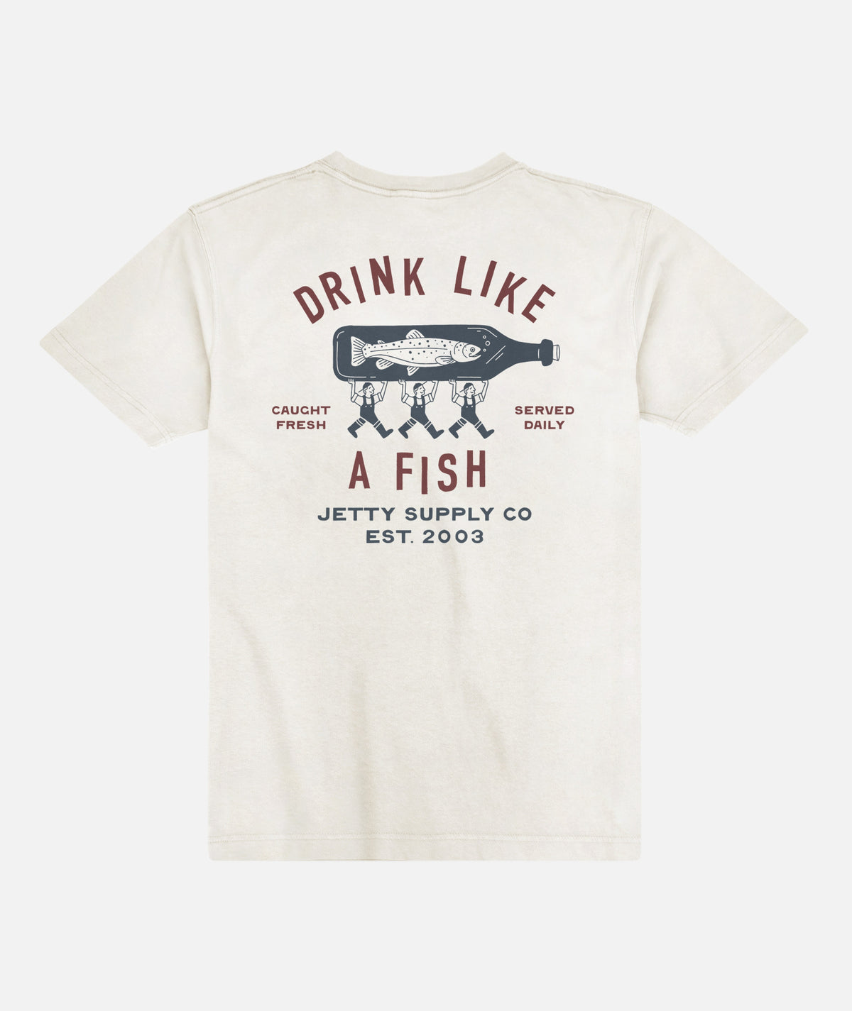 Bottle Service Tee - White - Jetty
