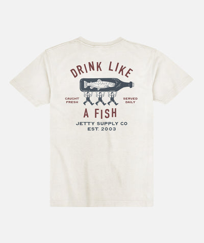 Bottle Service Tee - White
