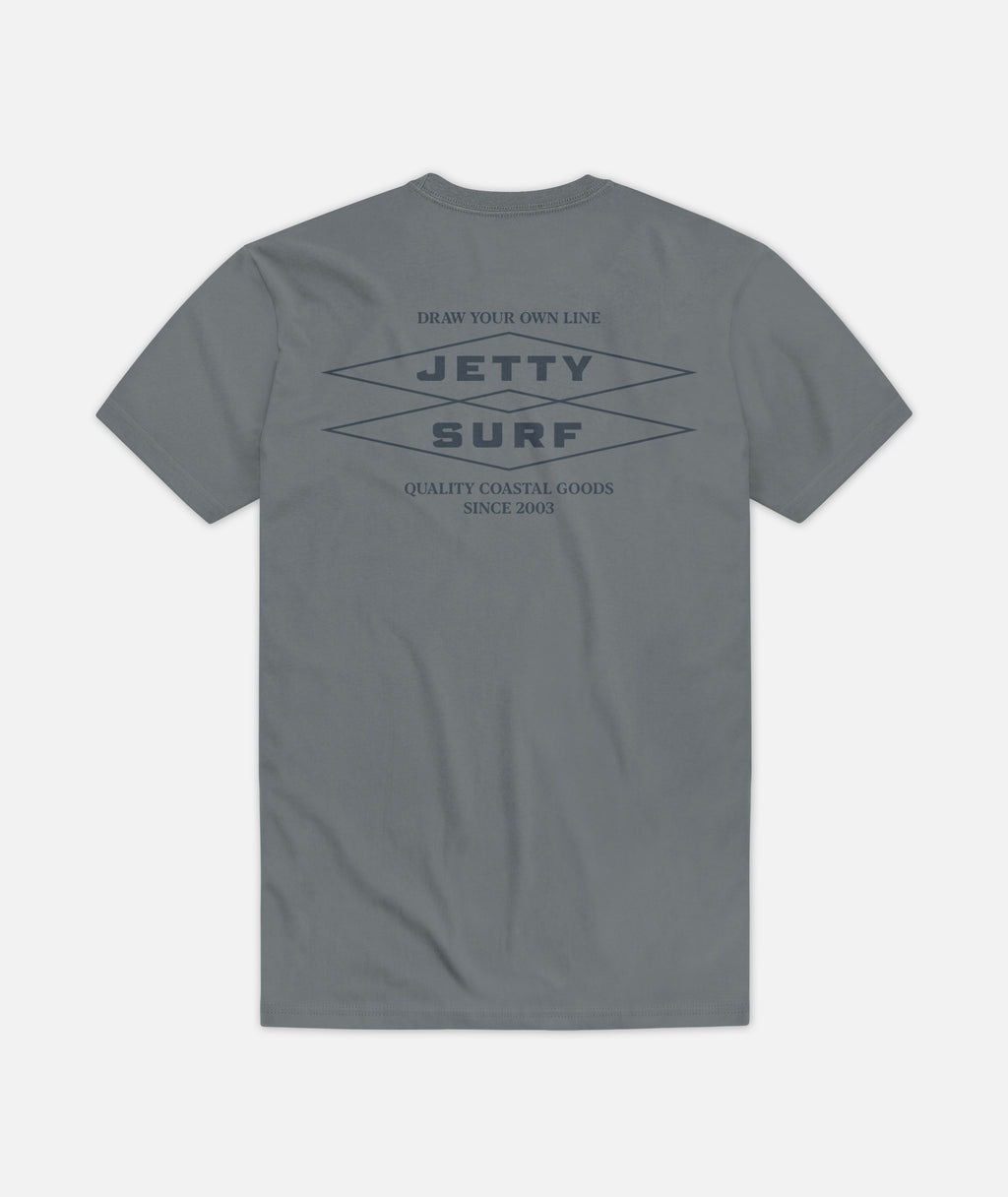 Cubic Tee - Storm - Jetty