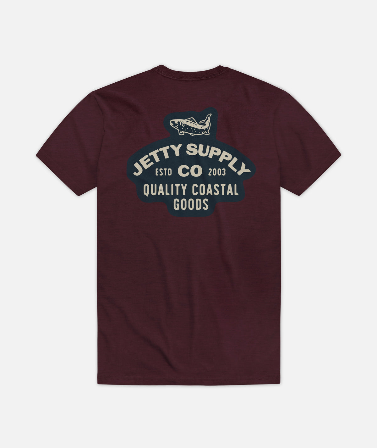 Derby Tee - Maroon - Jetty