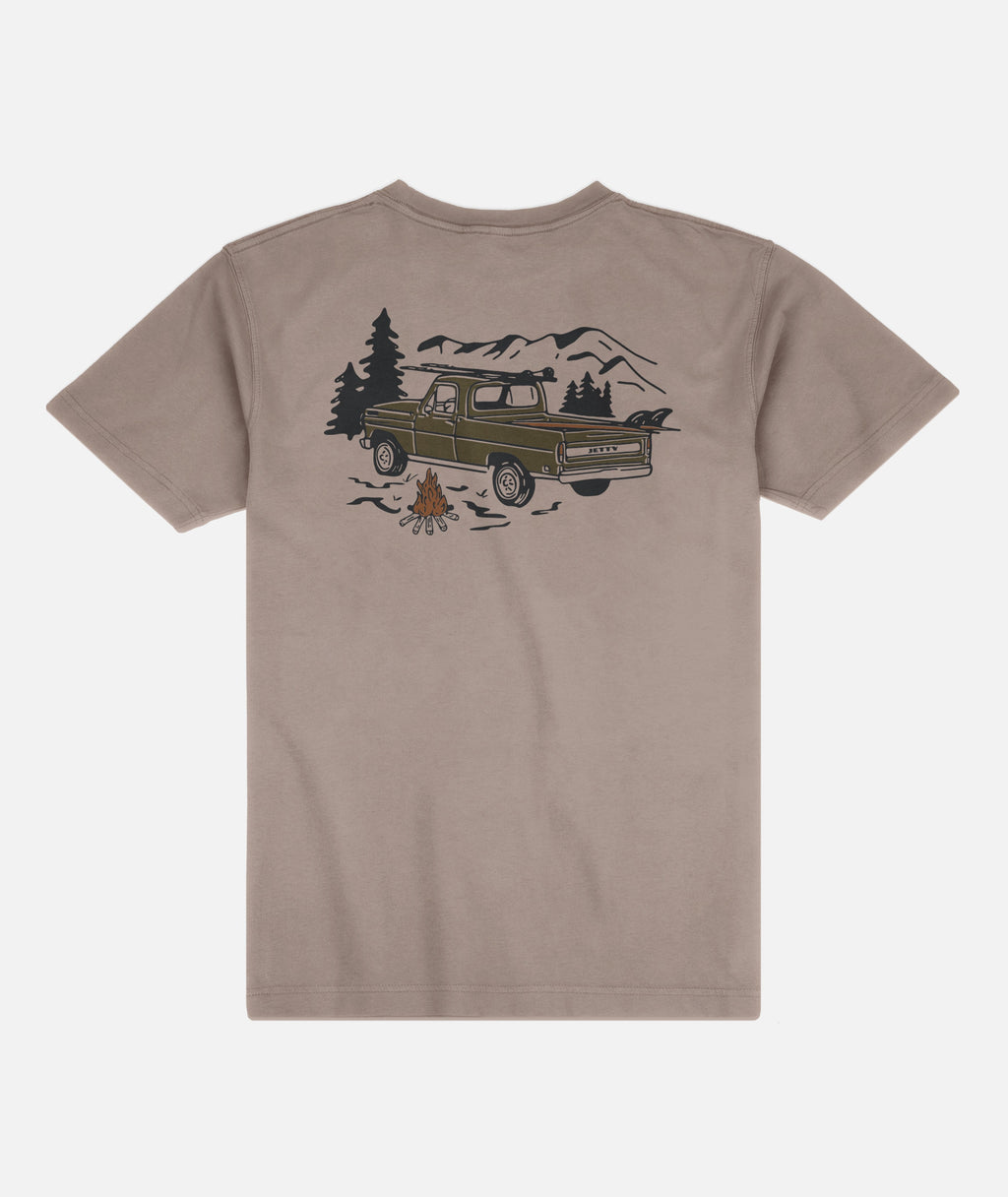 Pickup Tee - Cinder - Jetty
