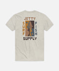 Quadrant Tee - Oat - Jetty
