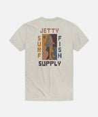 Quadrant Tee - Oat - Jetty