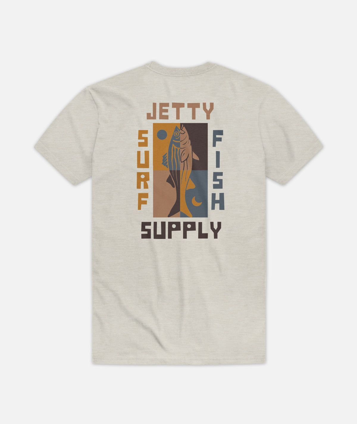 Quadrant Tee - Oat - Jetty