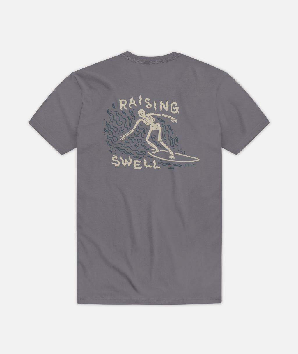 Raising Swell Tee - Grey - Jetty