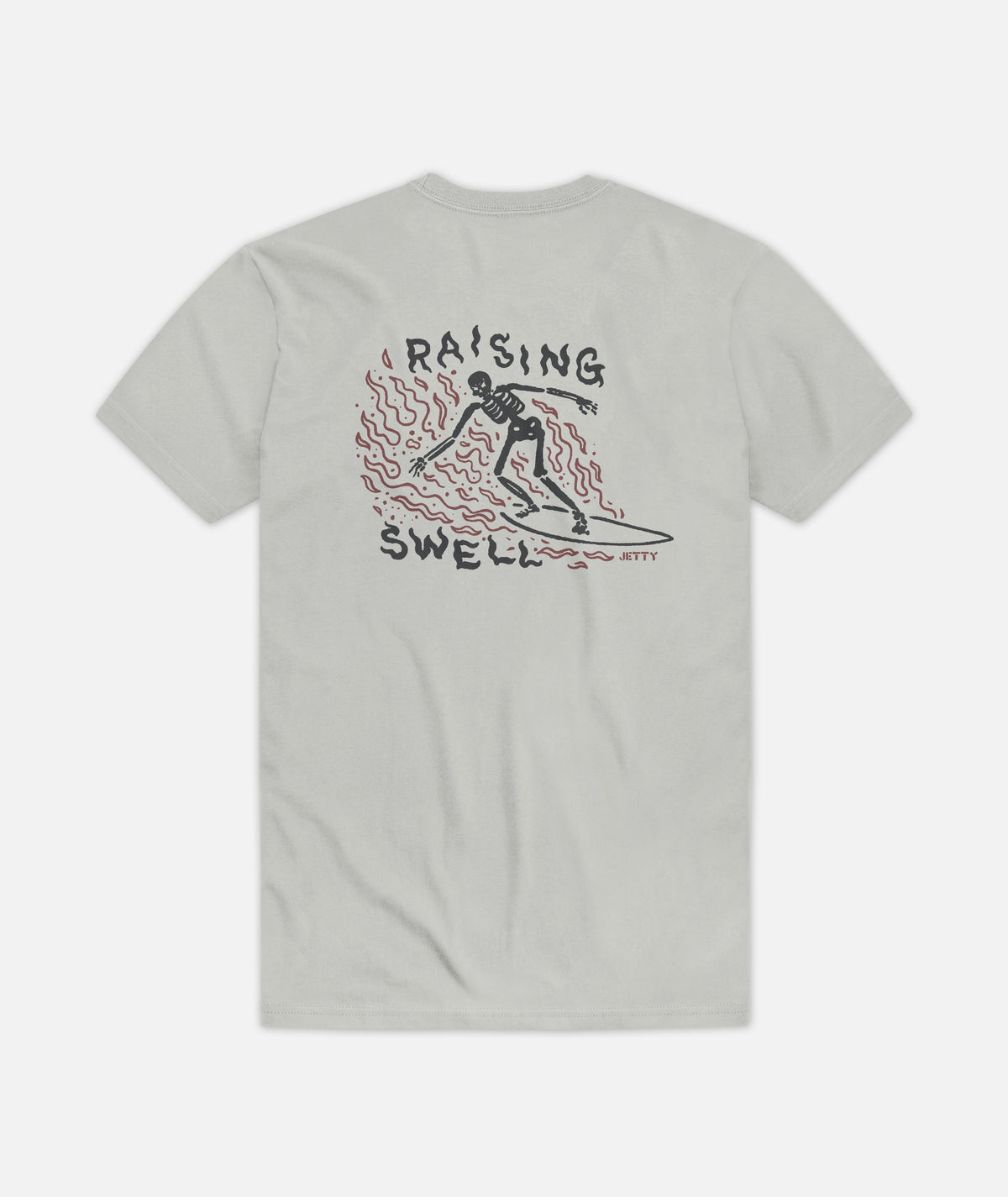 Raising Swell Tee - Heather Grey - Jetty
