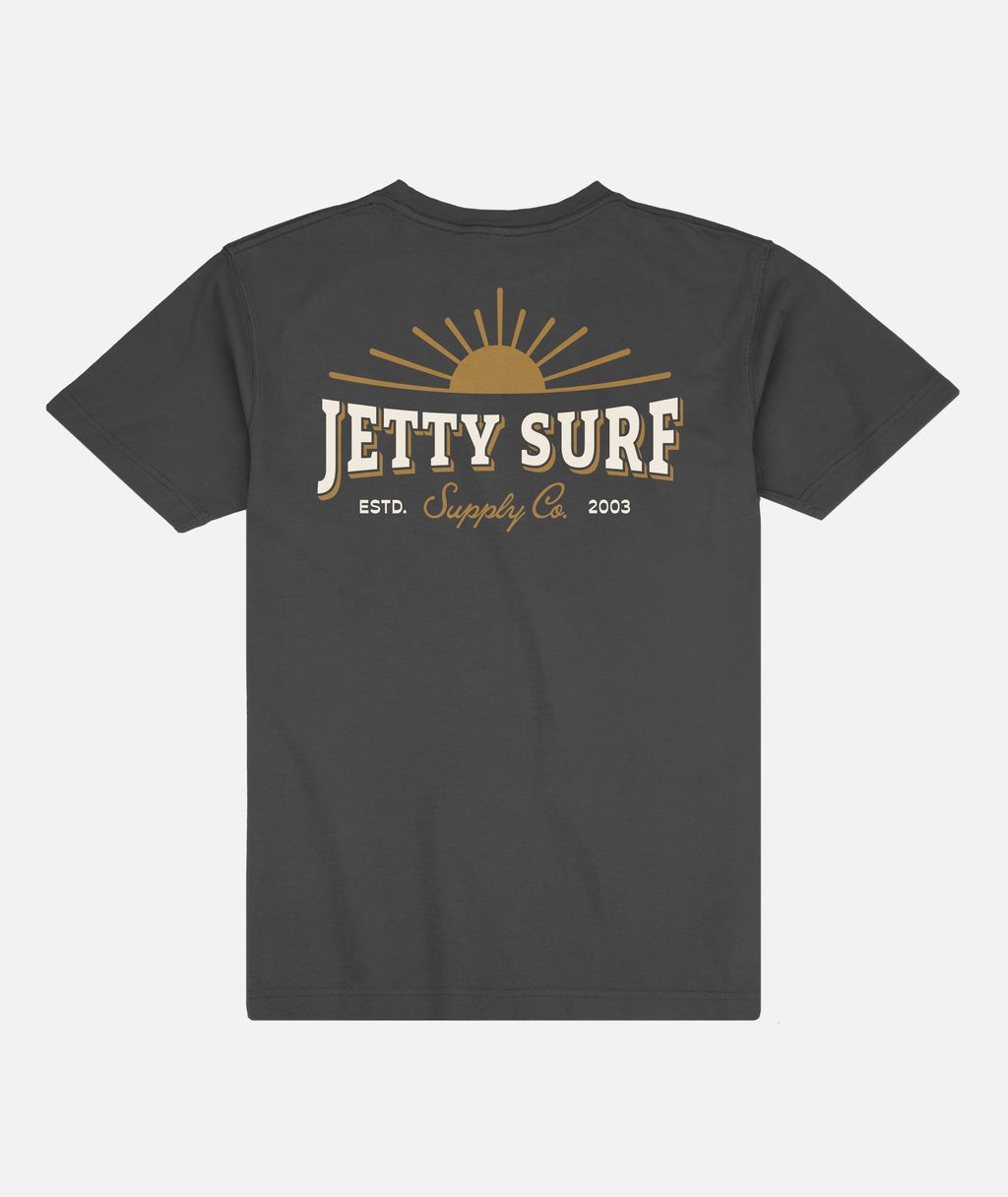 Rising Sun Tee - Black - Jetty