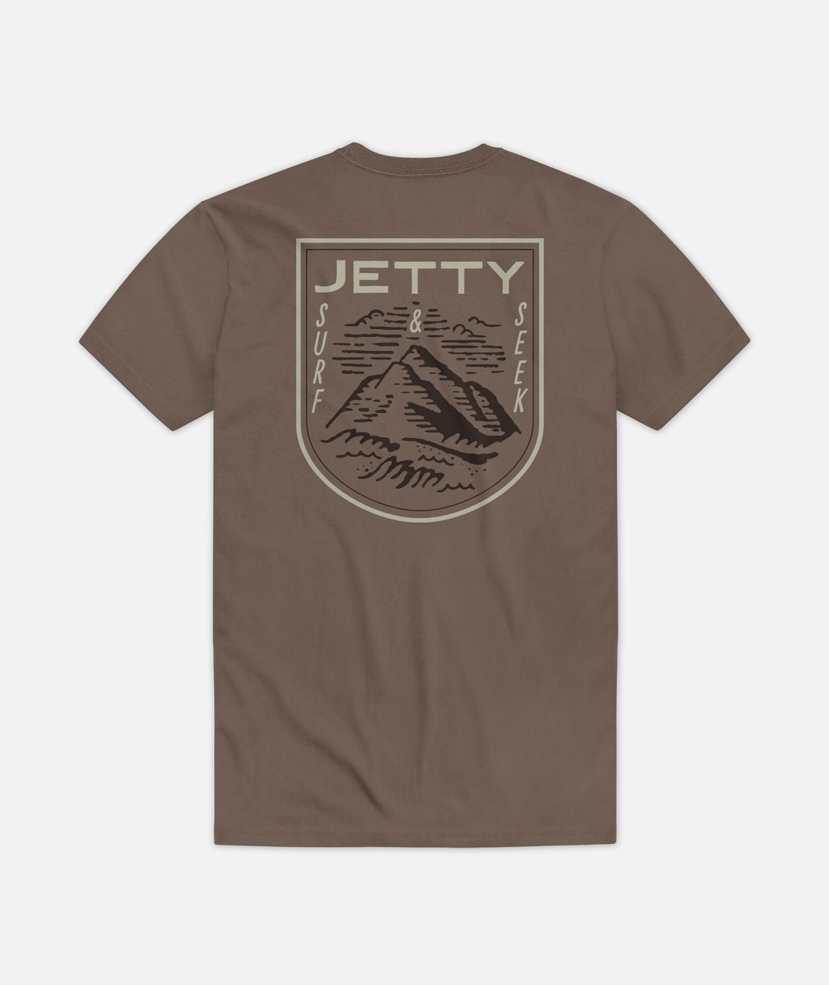 Seek Tee - Brown - Jetty