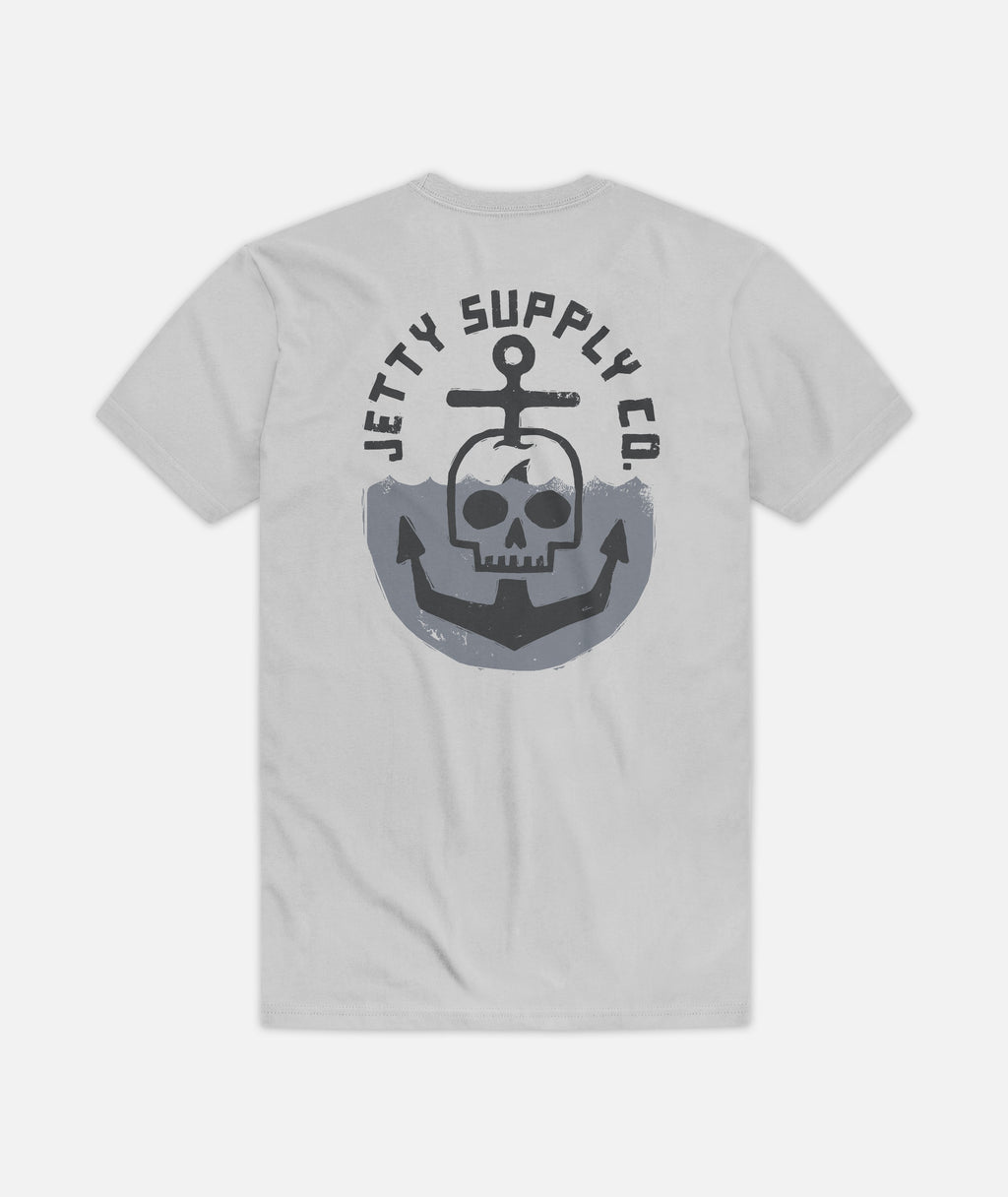 Sinker Tee - Silver - Jetty
