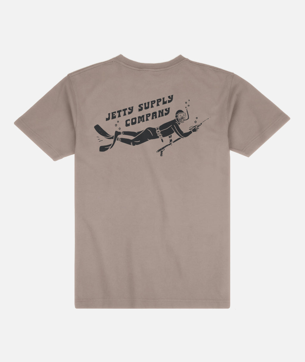 Spearfisher Tee - Cinder - Jetty