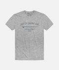 Stencil Tee - Athletic Heather - Jetty