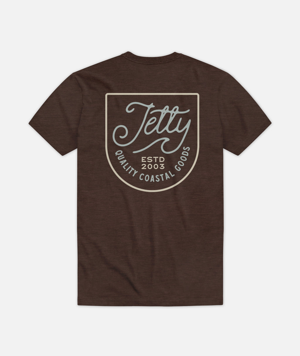 Tides Tee - Brown - Jetty