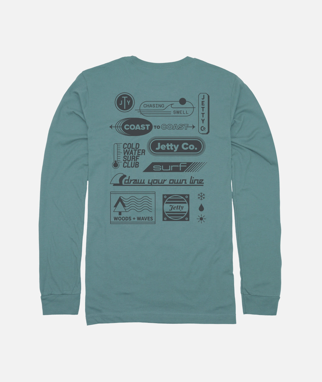 Merit Long Sleeve - Teal - Jetty