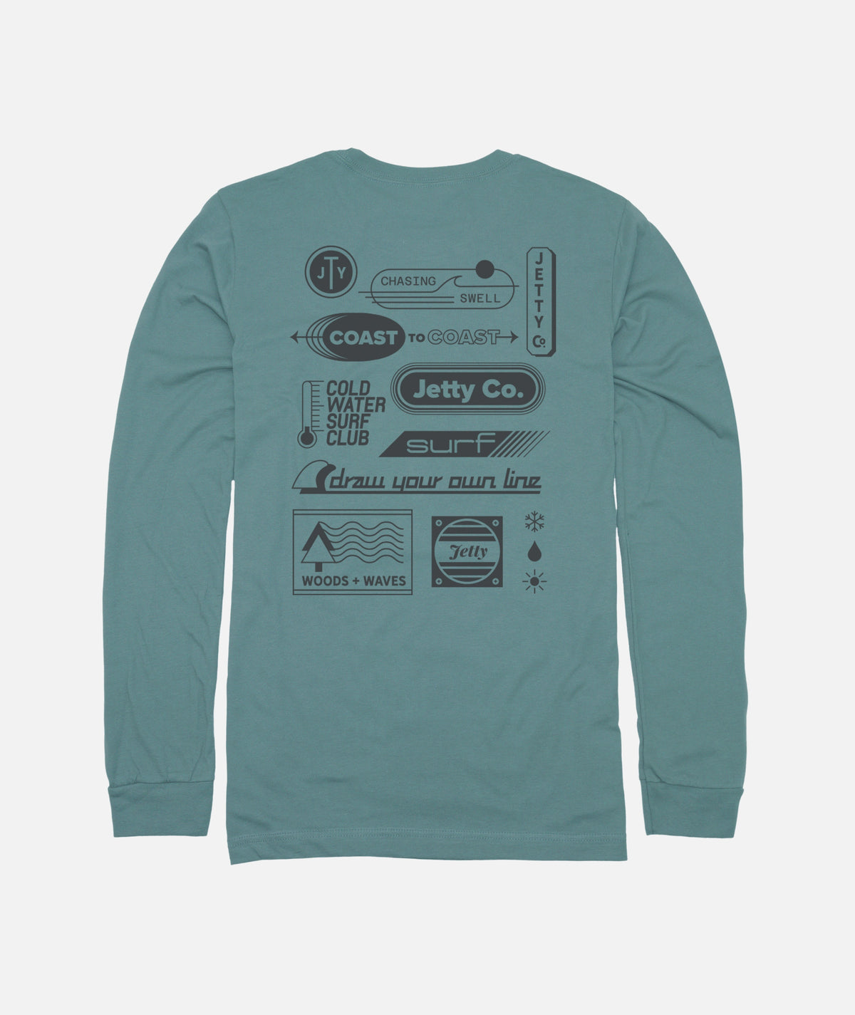 Merit Long Sleeve - Teal - Jetty