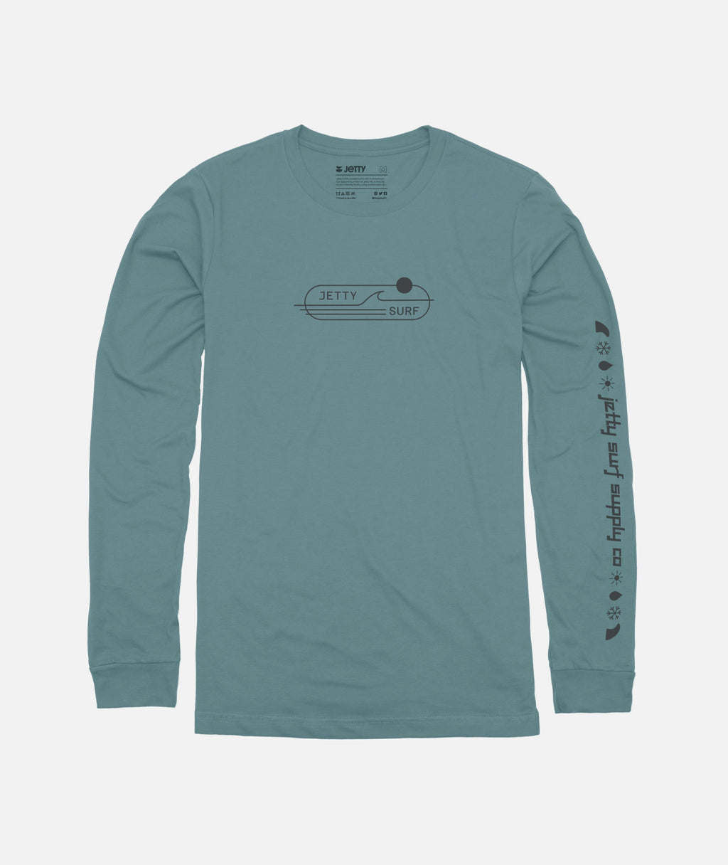 Merit Long Sleeve - Teal - Jetty
