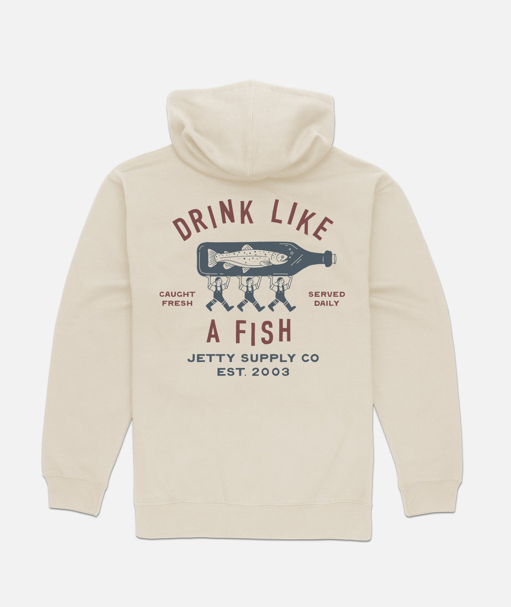 Bottle Service Hoodie - Bone - Jetty
