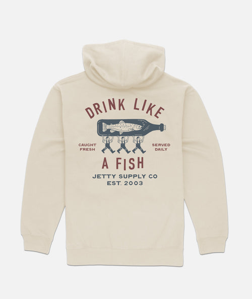 Bottle Service Hoodie - Bone - Jetty