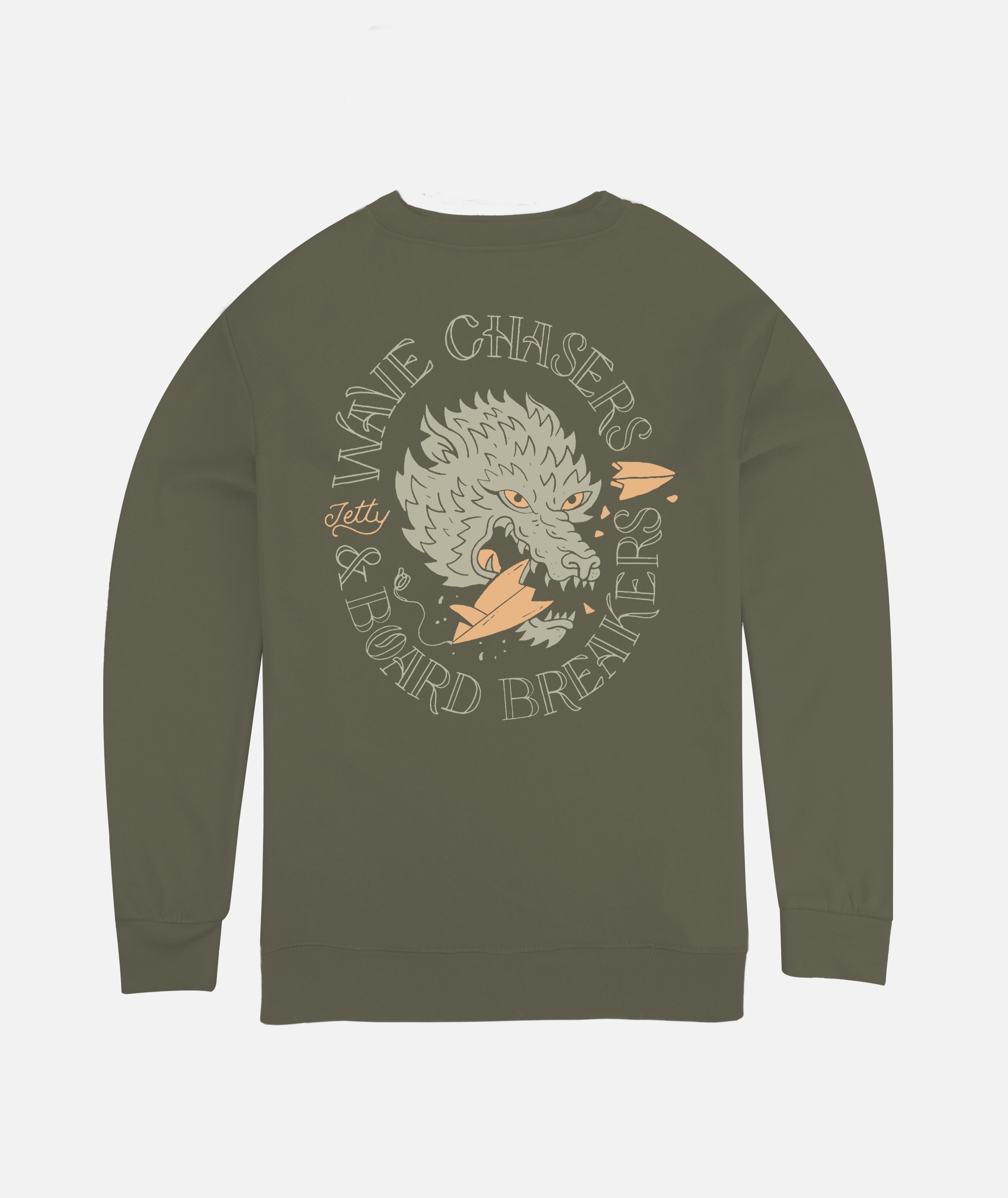 Breakers Crewneck - Army – Jetty