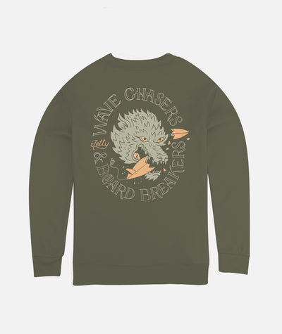 Breakers Crewneck - Army