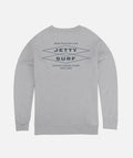 Cubic Crewneck - Heather Grey - Jetty