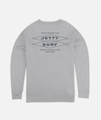 Cubic Crewneck - Heather Grey - Jetty