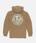 Emblem Zip Hoodie - Sand - Jetty
